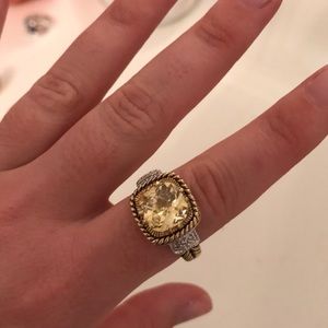 Lia Sophia (yurman-like) gold ring